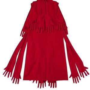 Fashion Brand Company “Helping Hands” red scarf / sash